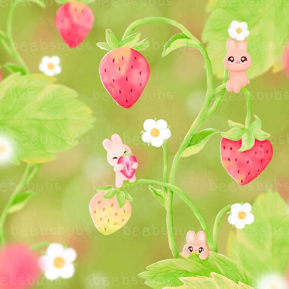 strawberry bunnies strawberry bunnies