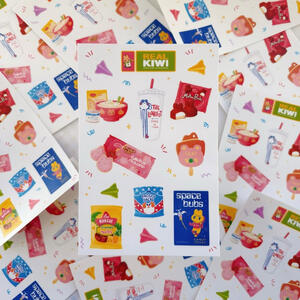 kiwiana sticker sheet kiwiana sticker sheet