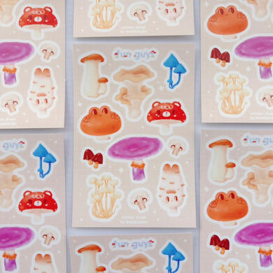 fun guys sticker sheet